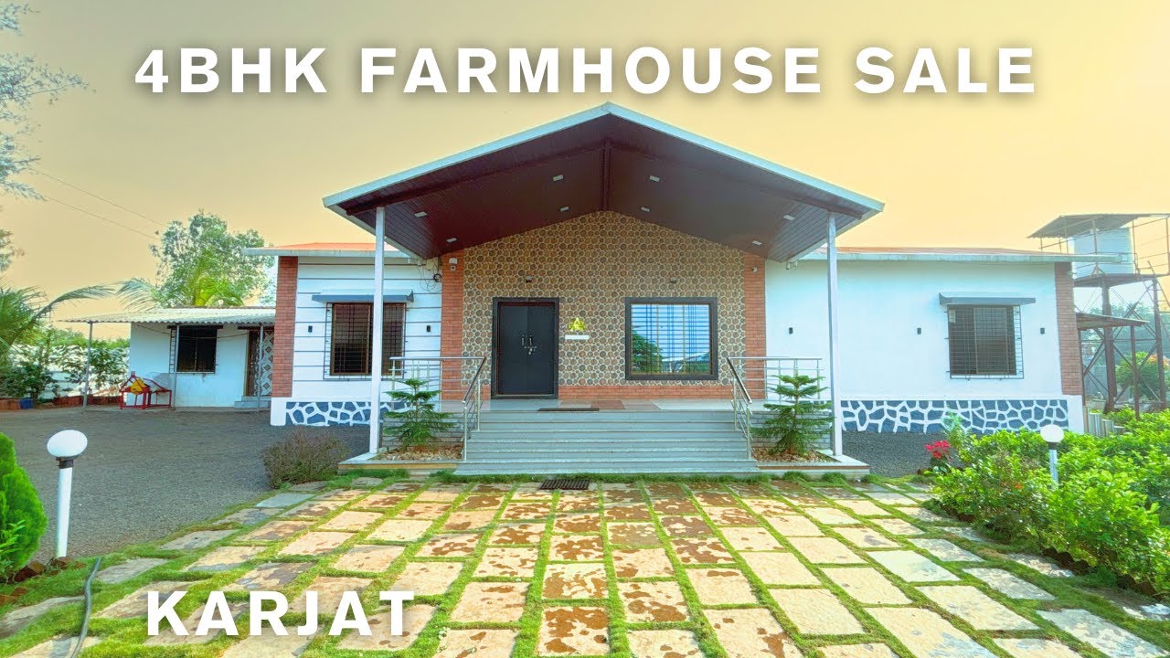 Smart Investment! Income-Generating 3 BHK Farmhouse in Karjat