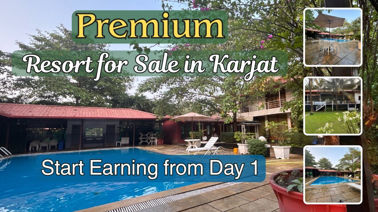 Luxury Resort for Sale in Karjat | 3BHK + 2BHK Villas + Cottages