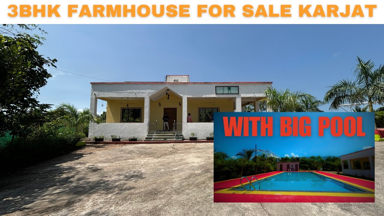 3 BHK Farmhouse In Karjat For Sale | Best For Investment And Income Generation | Farmhouse For Sale