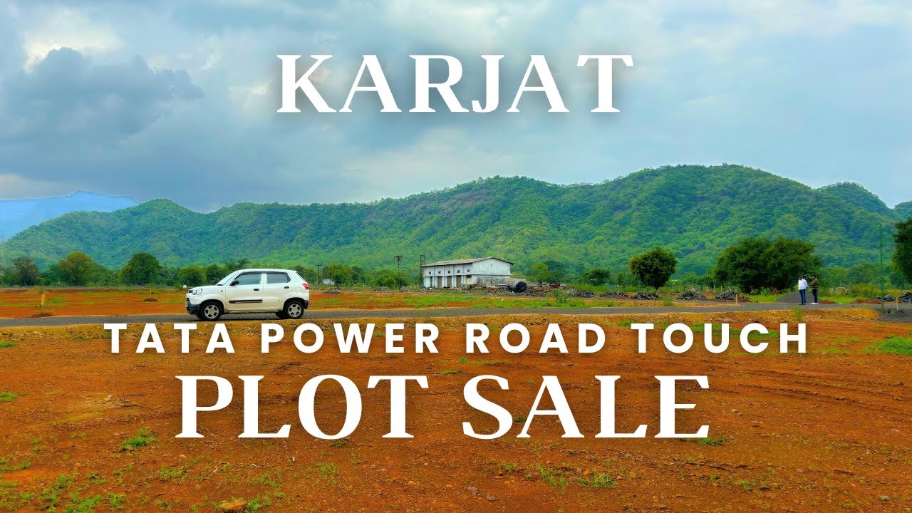 Plot For Sale In Karjat with Scenic View of Mountains | TATA Power Road Touch Plot